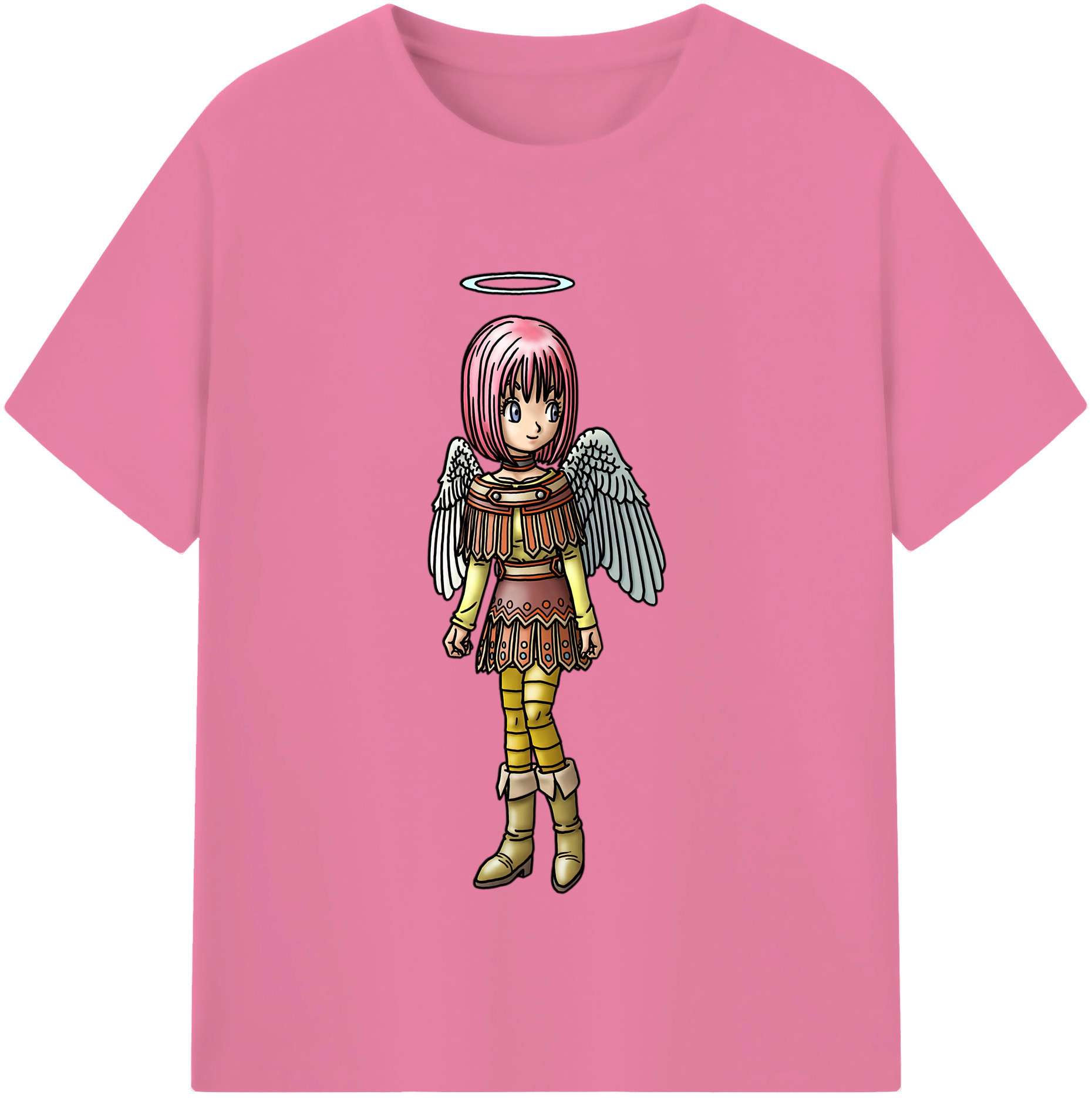 （画像用） ドラゴンクエスト Doragon Kuesuto Dragon Quest 綿100％半袖Tシャツ（フロントプリント）